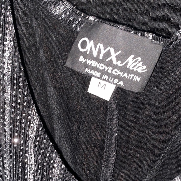 Onyx Nite by Wendye Chaitin 2Pc Top & Cardigan Set - Picture 3 of 5